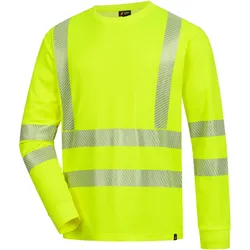 Warnschutz Langarmshirt Kl. 3 "MOTION TEX VIZ" UV-Schutz - 6XL - gelb