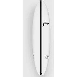 Rusty Tec Egg Not Quad Single 7'2 Surfboard white Gr. 7'2