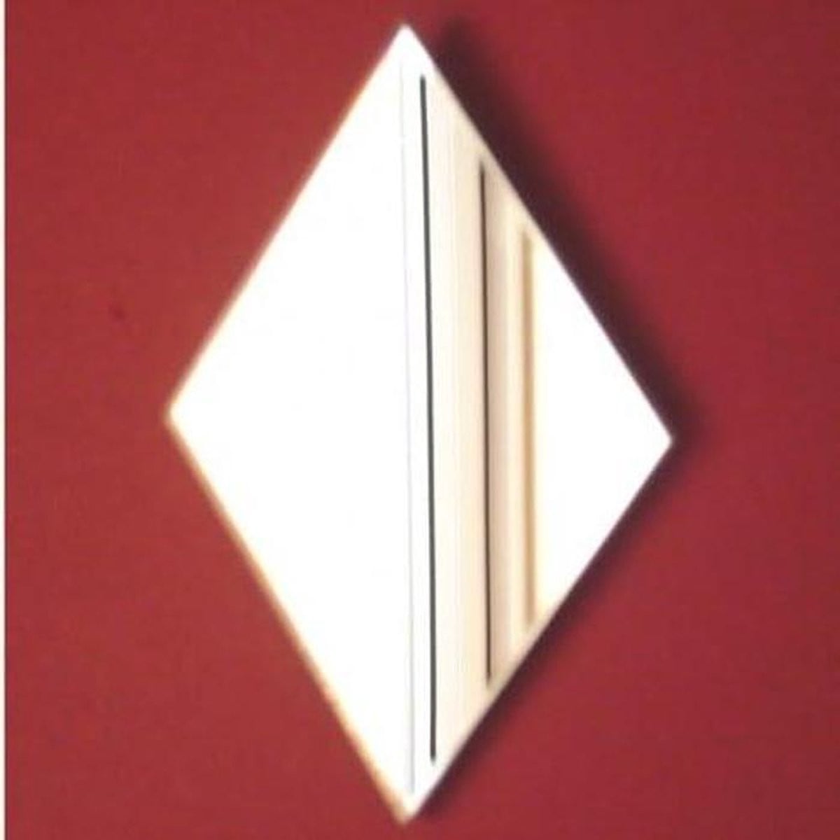 Decoratieve zilveren spiegel met diamanten - 20 x 14 cm