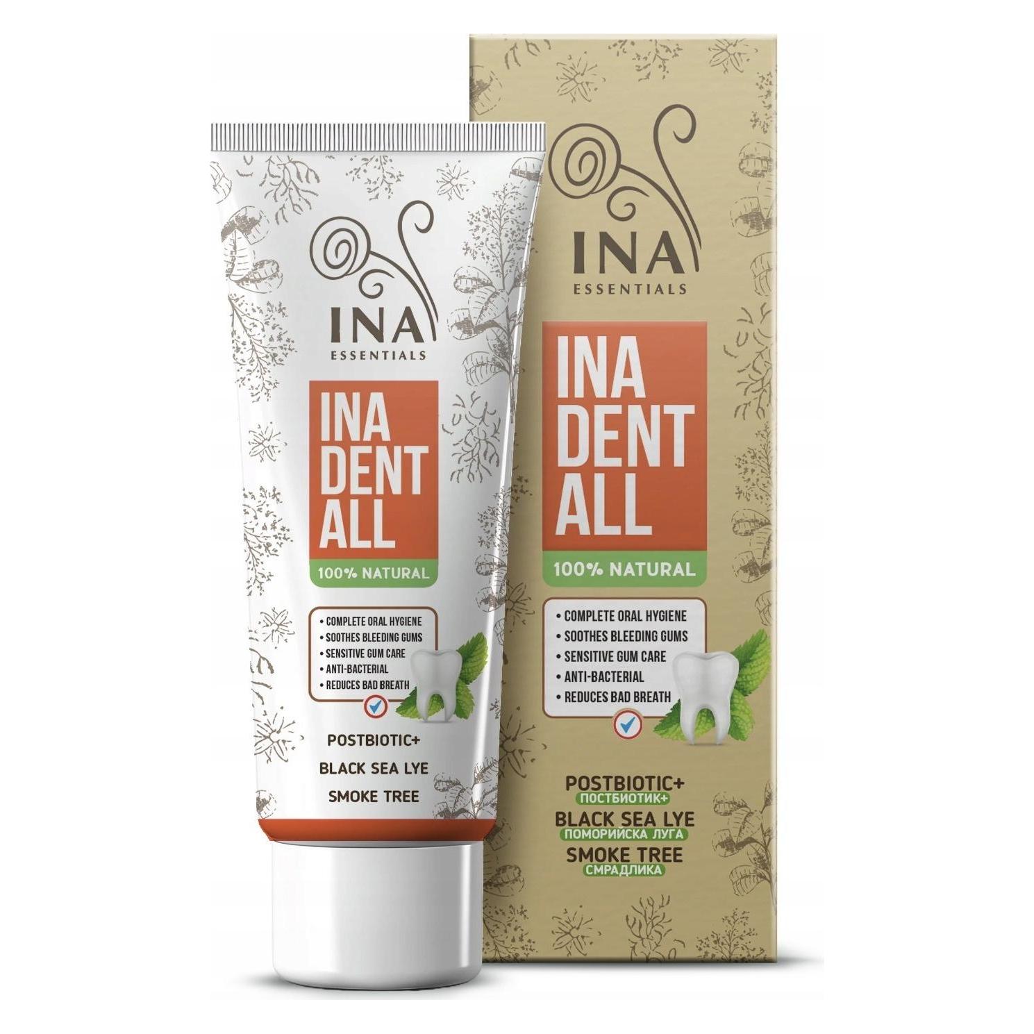 Ina Essentials Ina Dent-All naturalna pasta do zębów bez fluoru 75ml (75 ml) (52725198)