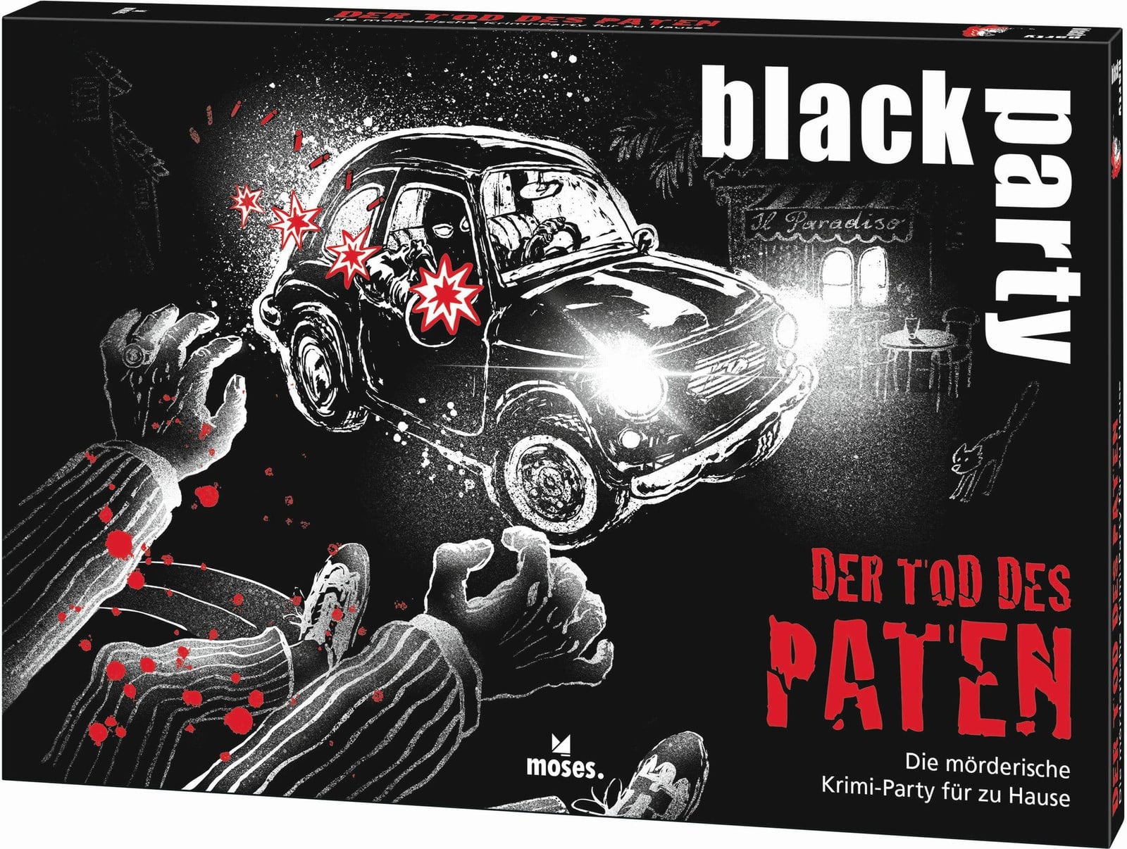 Black Party - Het spel Der Tod des Paten (misdaadthemafeest) van Moses Kinderbuchverlag Gm