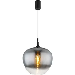 Hängeleuchte Pendelleuchte Wohnzimmer Höhenverstellbar Schwarz Metall Ø 40 cm