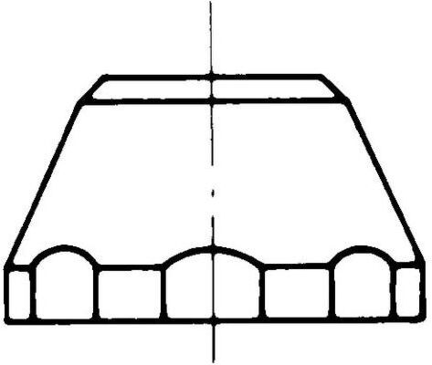 Benkiser Kappe 8001028 chrom, Ersatzteil