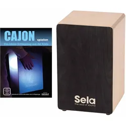 Sela SE 118 Primera Cajon Black Set inkl. Cajonschule