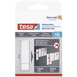 tesa 77771 Klebestreifen Weiß Inhalt: 6 St. 77771-00000-20