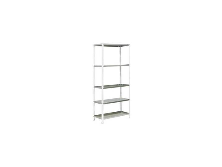 Étagère métallique - SIMONGARDEN - 5 niveaux - 1800 x 900 x 400 mm - Blanc - Galvanisé