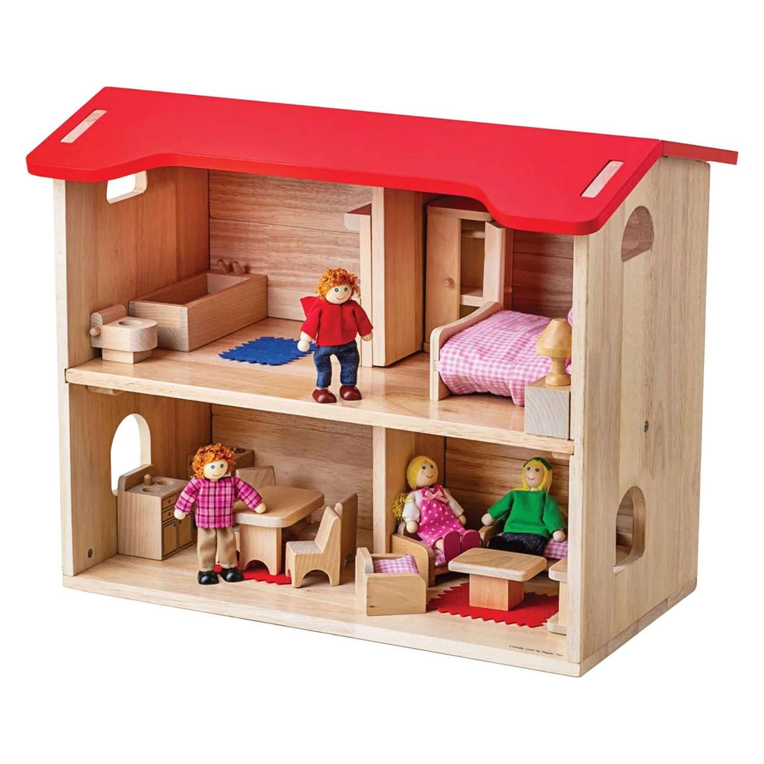 Bigjigs Puppenhaus komplett (42904326)