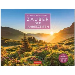 Harenberg, Kalender, Zauber der Jahreszeiten Grosser Wochenkalender 2027 - Jede Woche ein neues Bild