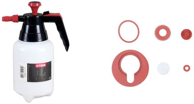 Set STIER Pumpsprühflasche 1L Viton + Ersatzdichtung Viton