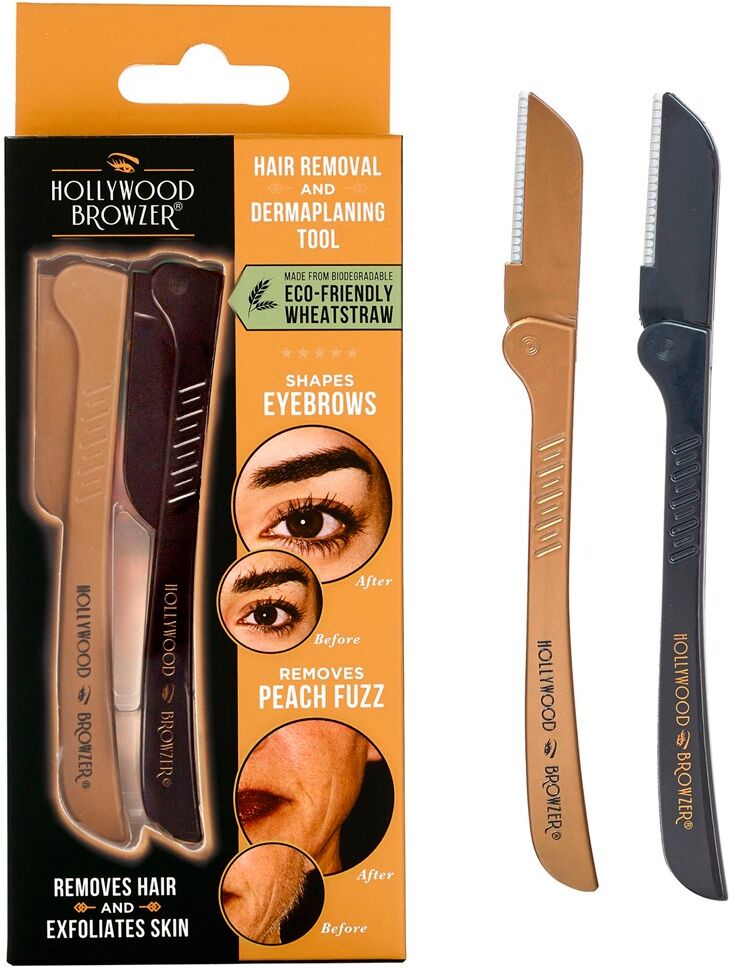 Hollywood Browzer Dermaplaner - Duo Browzer - Gold & Black