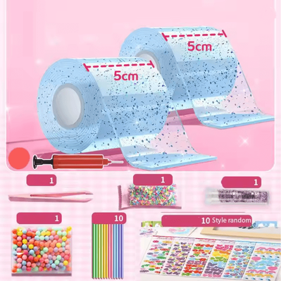 Inspire Essentials Nano Bubble Tape Stress Relief Toy Reusable Double Sided Nano Glue Set m