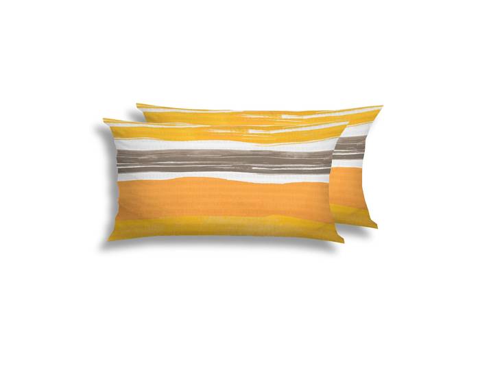 Kissenbezüge FLORELLA Ursa kaki Soft-Touch Seersucker, 50% Baumwolle , grün (kaki), B:40cm H:80cm L:80cm, Seersucker, Obermaterial: 50% Baumwolle CO. 50% Viskose CV., Kissenbezüge, Kissenbezüge