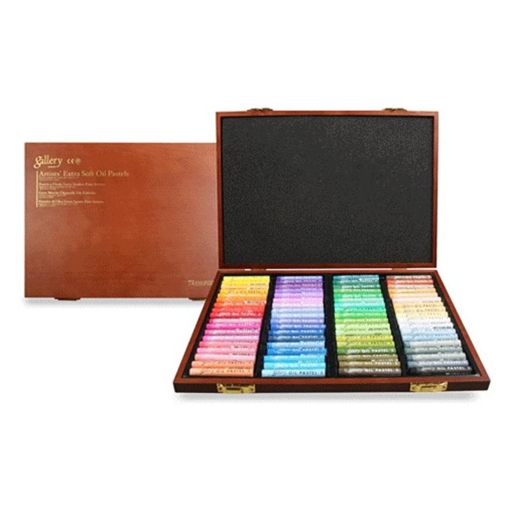 Mungo Ölpastellkreide (72pcs) in Holzbox (60320199)