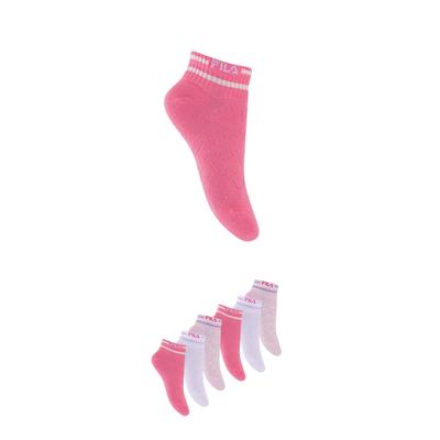 Sneakersocken FILA, Mädchen, Gr. 35-38, pink (magic crystal), Baumwollmischung, Socken Sneakersocken, mit Rippenbündchen, Multipack, Cotton-Mix