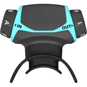 Airofit Atemtrainer Active, türkis, für Einatmung und Ausatmung