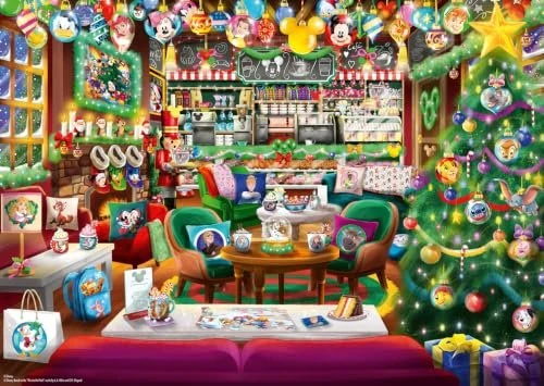 Ravensburger Puzzle Disney Christmas Cafe (1000 Teile)