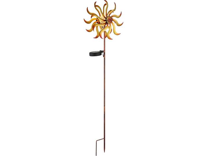 Lampe solaire de jardin Lampe solaire d'extérieur Boule Piquet de terre Roue à vent solaire 36573