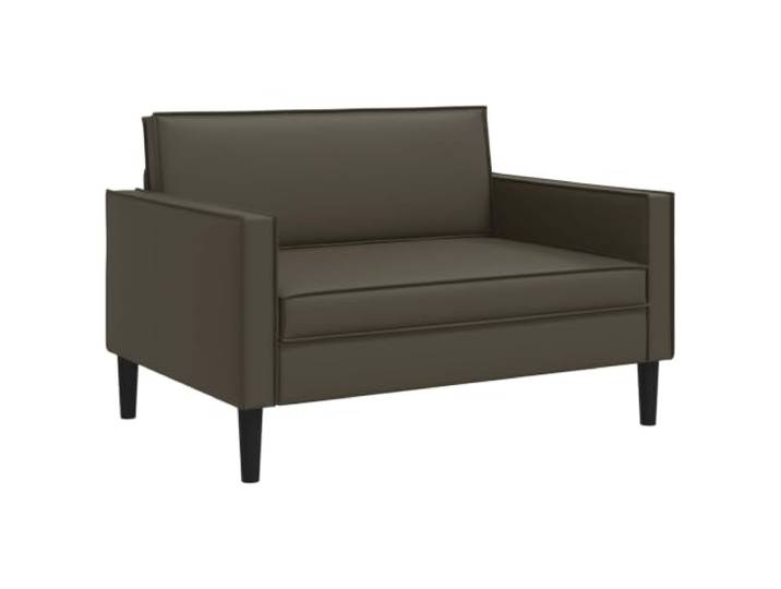 KDVXBCQJH XXL Sessel Kunstleder Braun Modern Relaxsessel Polstersessel Bequemer Breiter Polstersessel mit Kunstlederpolsterung und Schaumstofffüllung für Entspannung im Schlafzimmer.