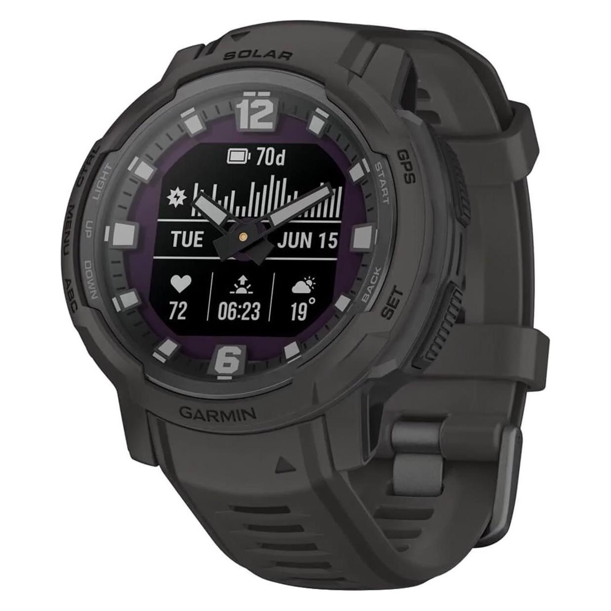Garmin Smartwatch Instinct Crossover Solar (45 mm, ohne SIM) (010-02730-01)