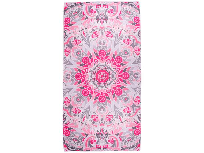 Strandtuch CAPELLI NEW YORK, bunt (rose combo), B:80cm L:160cm, Frotteevelours, Mikrofaser, Handtücher, Strandtuch, schnell trocknend, Formstabil, waschbar