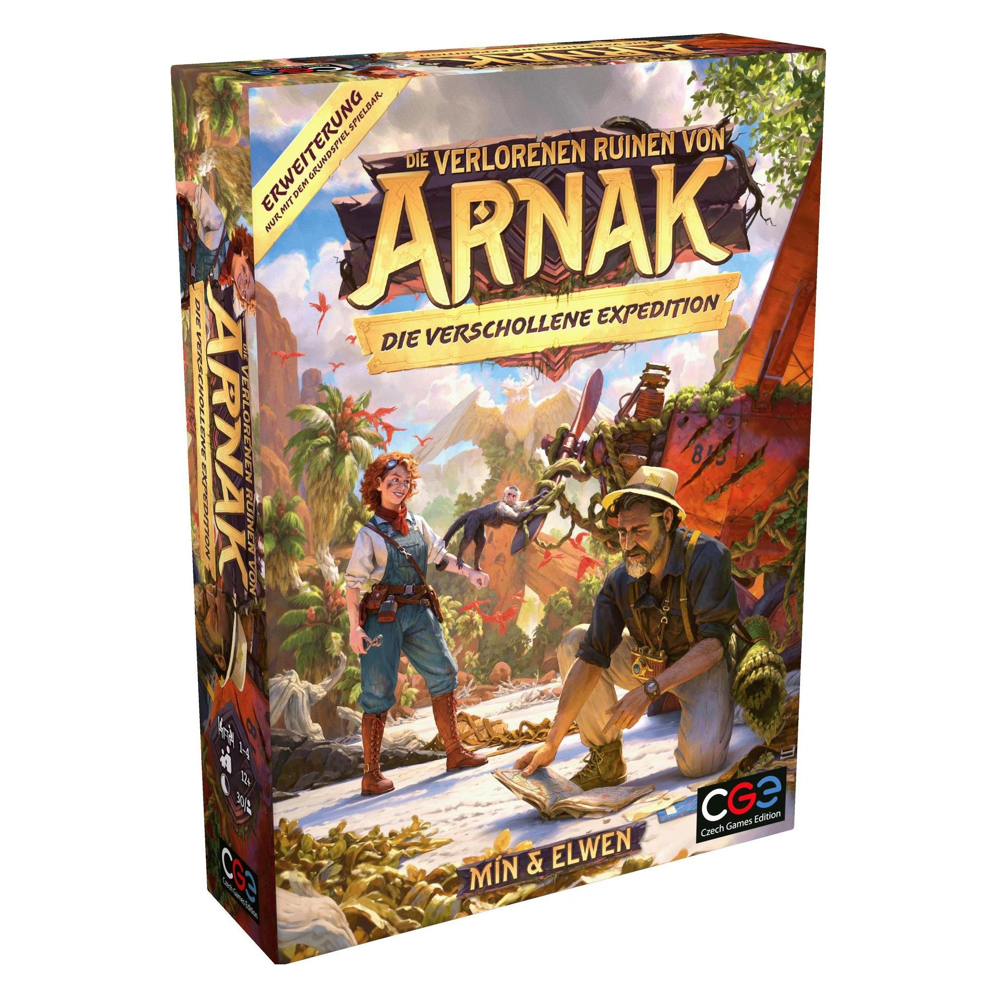 Czech games edition Die verlorenen Ruinen von Arnak - Verschollene Expedition (d (Deutsch, 1 - 4 Spieler) (4260664070993)