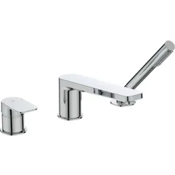 Ideal Standard Tonic II 3-Loch-Wannenarmatur A6348AA Wannenrandmontage, mit Wanneneinlauf, verchromt