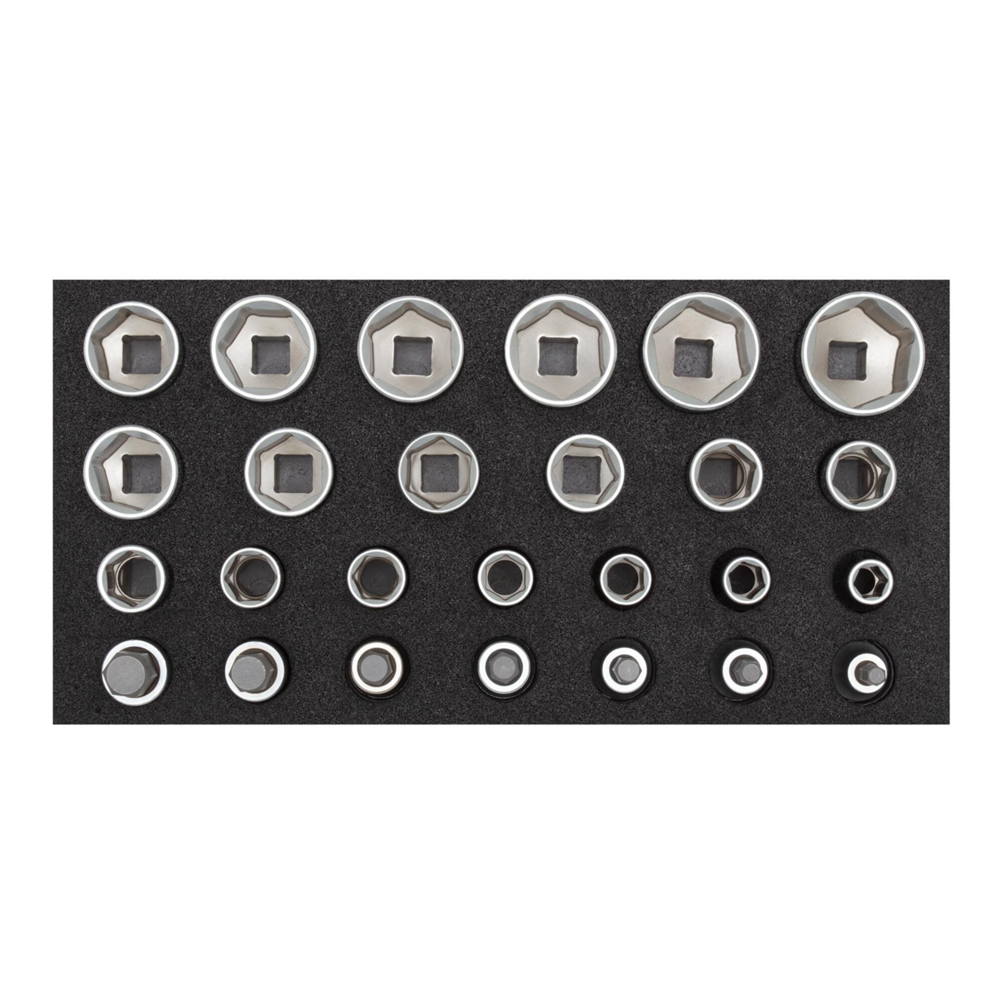 Gedore R22150009 Steckschlüssel-Satz 1/2" 2/6 CT-Modul 26-teilig ; Gedore Red (3301708)