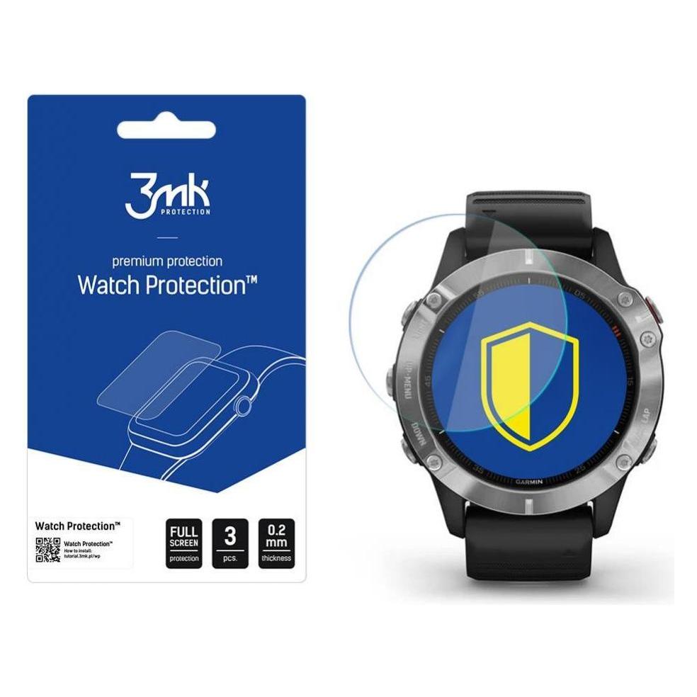 3MK hybrid glass Watch Protection FG for Garmin Fenix 6 (GSM103536)
