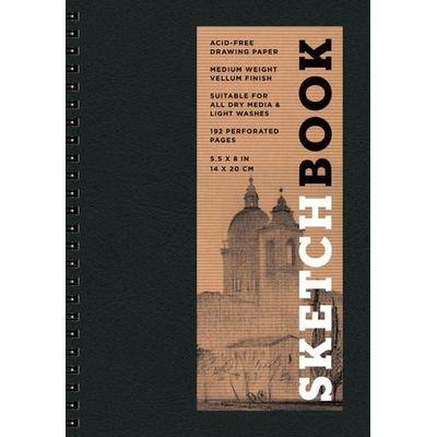 Sketchbook 5.5 X 8 Black Spiral Hardcover Mixed Media Sketchbook for Drawing, Gebundene Ausgabe von Union Square & Co, Union Square & Co.,