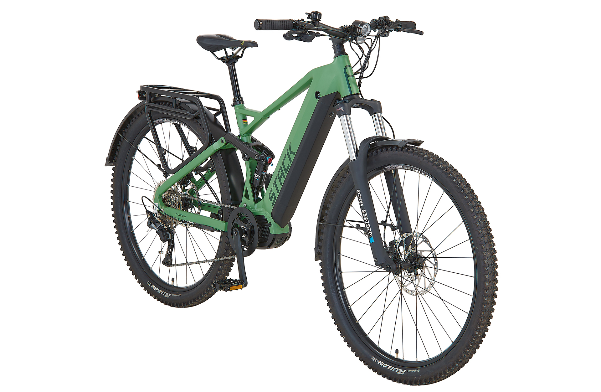 Prophete Stack 5.0 SUV E-Bike Fully 29 Zoll - 720 Wh - Integrierter Akku - Mittelmotor AEG - 10-Gang Kettenschaltung - HDY. Scheibenbremse