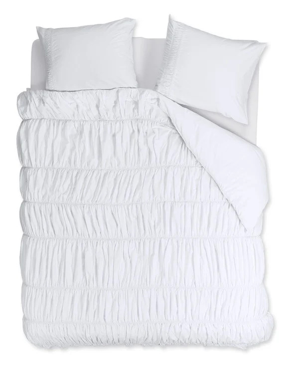 Rivièra Maison Ruffle dekbedovertrek Wit