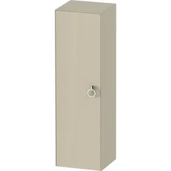 Duravit White Tulip Halbhochschrank, Breite 400 x Tiefe 360mm, eine Tür Anschlag links mit Griff, WT1333LH3H3, Farbe: Taupe Hochglanz