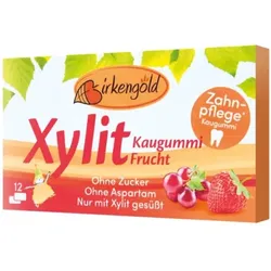 Birkengold Xylit Kaugummi Frucht (12St)