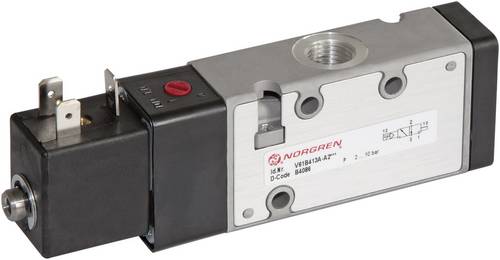 Norgren IMI Mechanischbetätigtes Pneumatik-Ventil V61B413A-A213L 24 V/DC Gehäusematerial Aluminium Dichtungsmaterial NBR 1St.