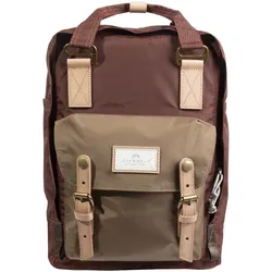 Doughnut Macaroon Jungle Backpack - maroon x khaki Koffer24
