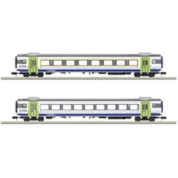 MiniTrix 18294 N 2er-Set Personenwagen GoldenPassLine der BLS (Spur N)