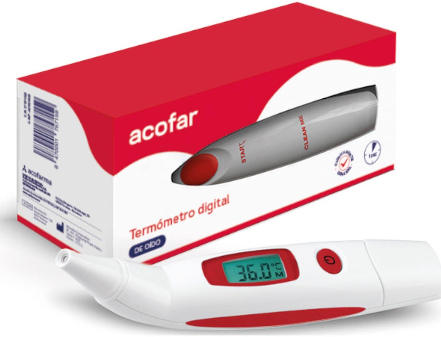 ACOFAR Termometro Digital Oido