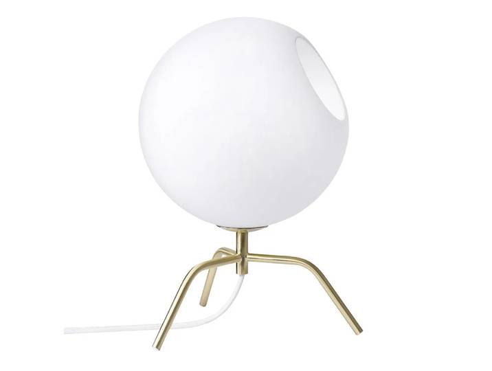 CO Bankeryd Bug bordlampe blanc-laiton