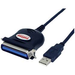 ROLINE USB Konverter Kabel USB nach IEEE 1284, schwarz, 1,8 m 12.02.1092