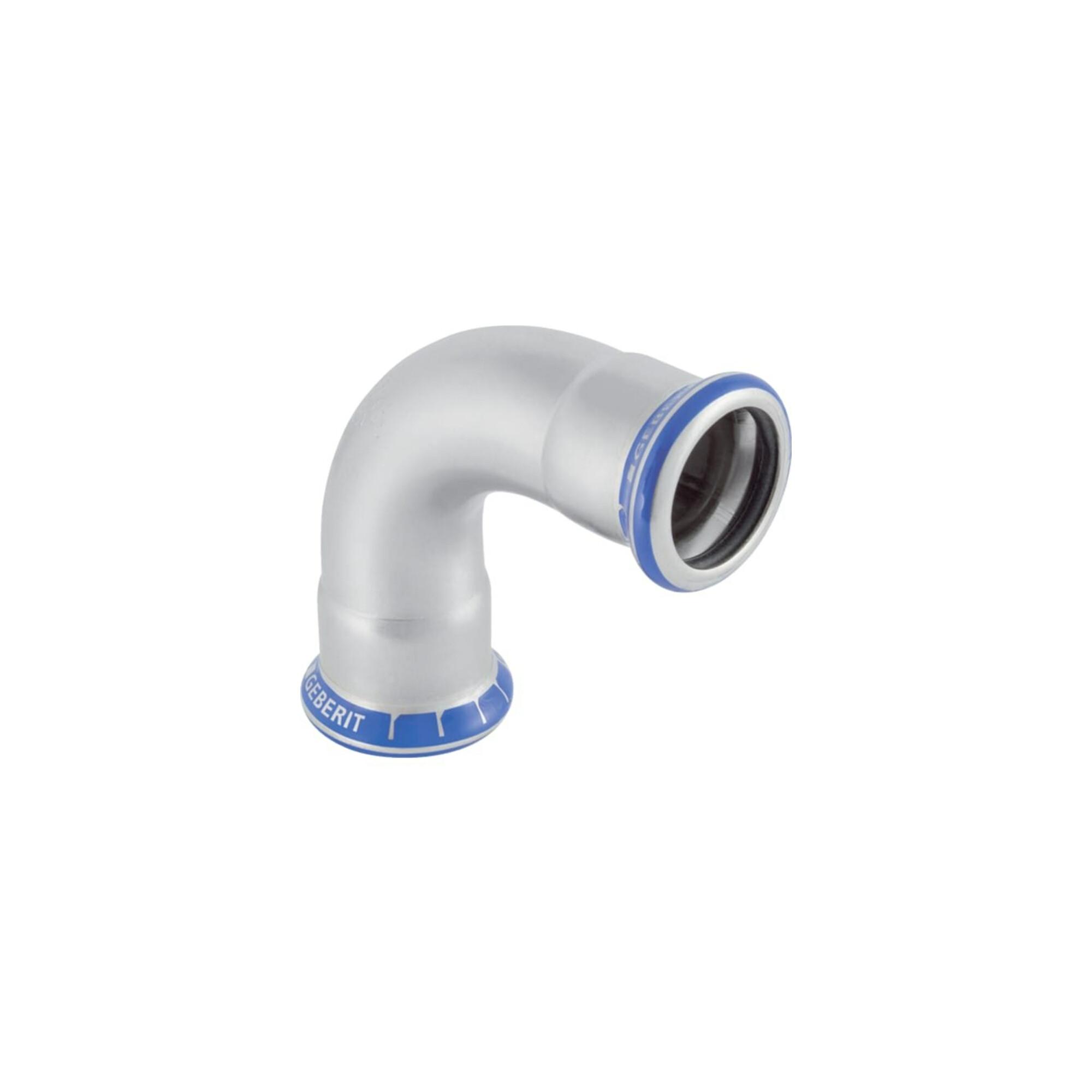 Geberit Bogen Mapress d= 15mm, LABS-frei, 90Grad, Edelstahl (80102)