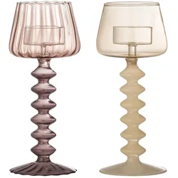 Creative Collection, Kerzenständer, - Daze Votive - Rose - Glass