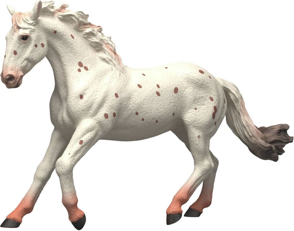 Spielfigur SCHLEICH "HORSE CLUB, Knabstrupper Stute (14917)", weiß, Spielfiguren, Kinder, Kunststoff, Spielfigur