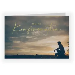 Einladungskarte Konfirmation: Großes Foto mit Fotos