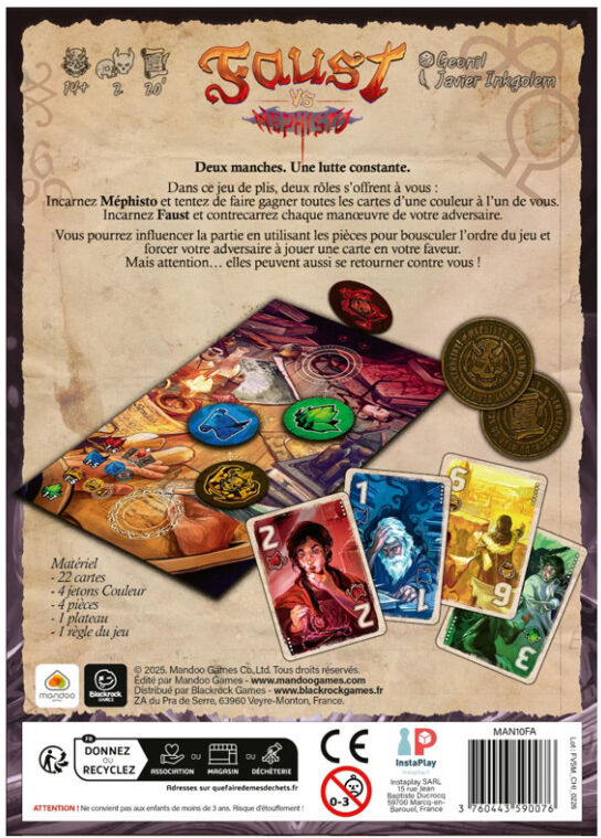 Mandoo Games Faust vs Mephisto