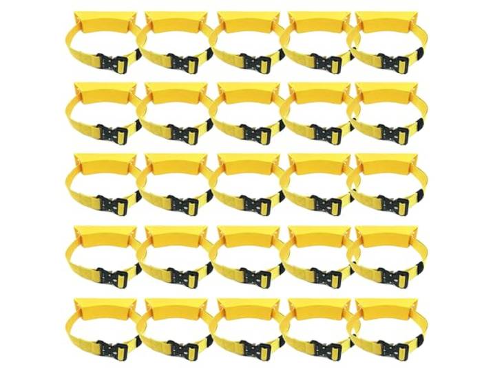 An der Wand montierter Flaschenhalter(Yellow,25pack)