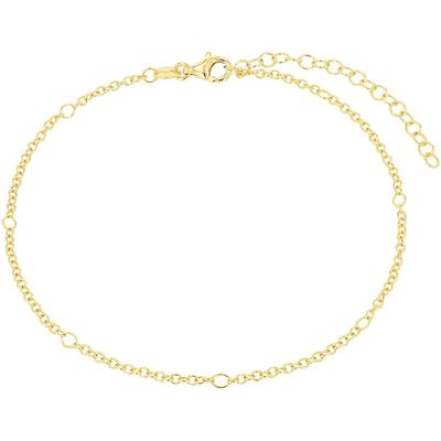 Fußkette AMOR "2038564, 2038578", gold (gelbgoldfarben), Fußketten, Damen, Silber 925 (Sterlingsilber)