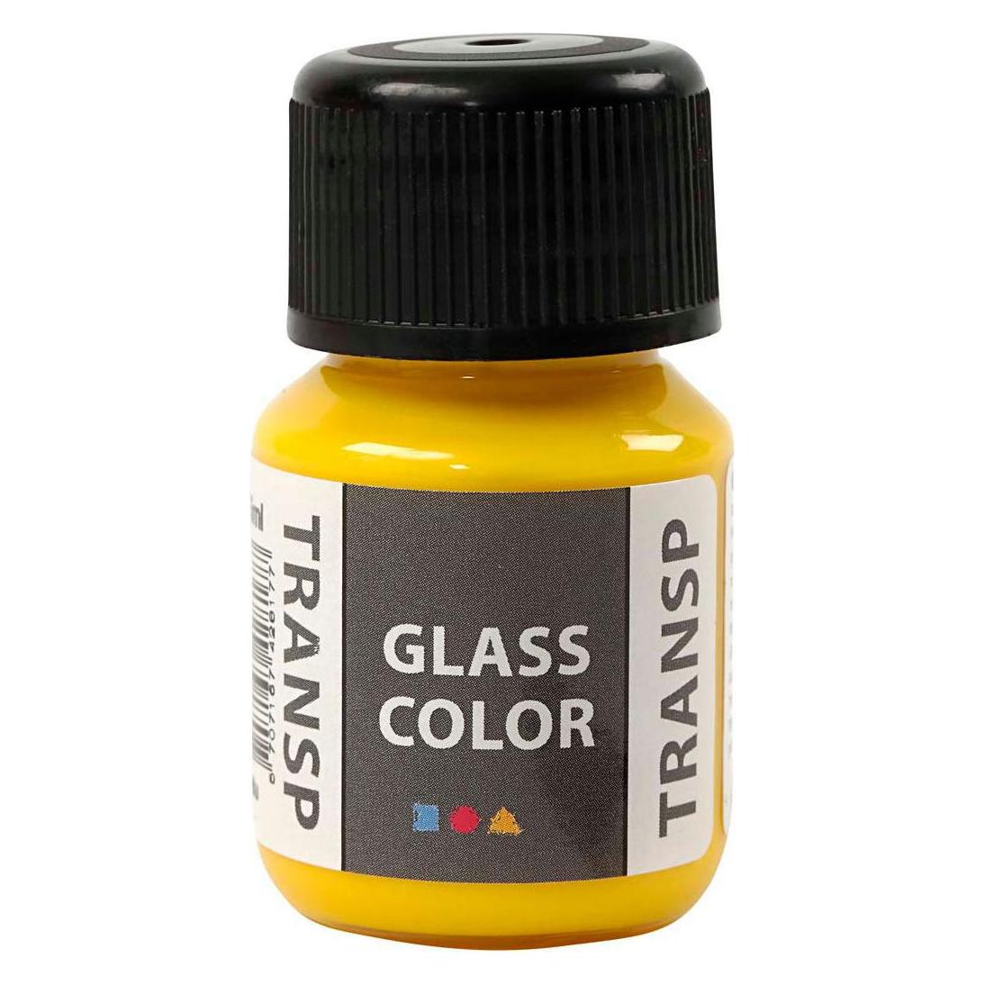 Creativ Company Glass Color Transparente Farbe - Zitronengelb, 30 ml (30 ml) (45376453)