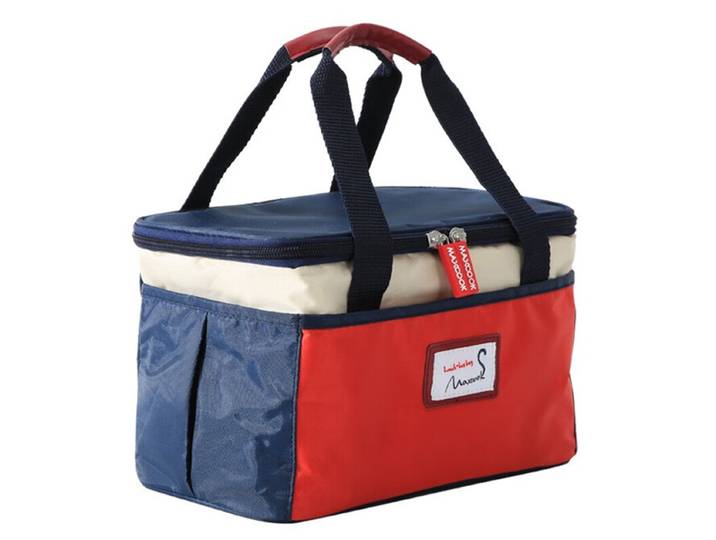 Maxcook Geïsoleerde Lunchboxtas Grote Vershoudbare Geïsoleerde Lunchboxtas Bento Bag XL MCPJ2518