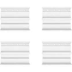 ECTIVE 3in1-Adapter für Thule & Fiamma Wandhalterungen 4 Stück für 40 x 2 Meter Markise Weiß