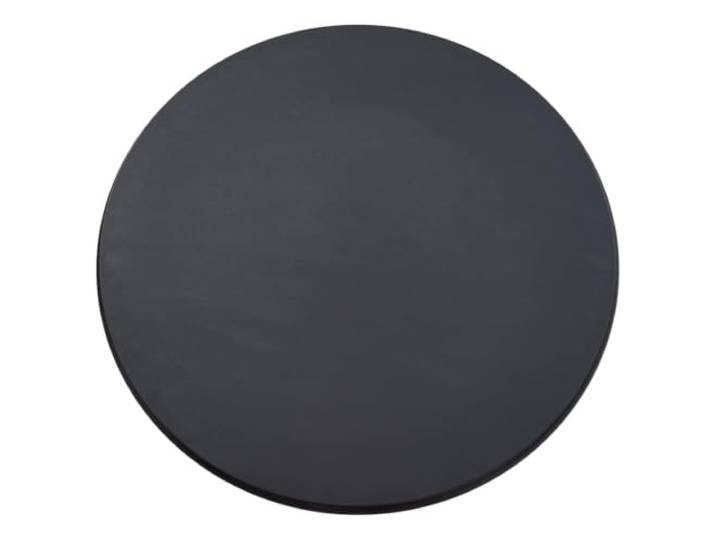 HBBMGYD Bartisch, Schwarz, 60 x 107,5 cm, MDF MDF-Platte, Stahlbeine, Bistro-Stil, Küche, Esszimmer, kleine Räume, einfache Montage